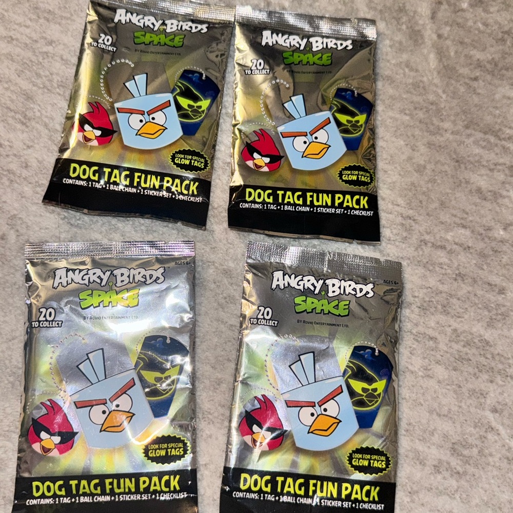 Angry Birds Space Dog Tag Fun Pack - Multicolor